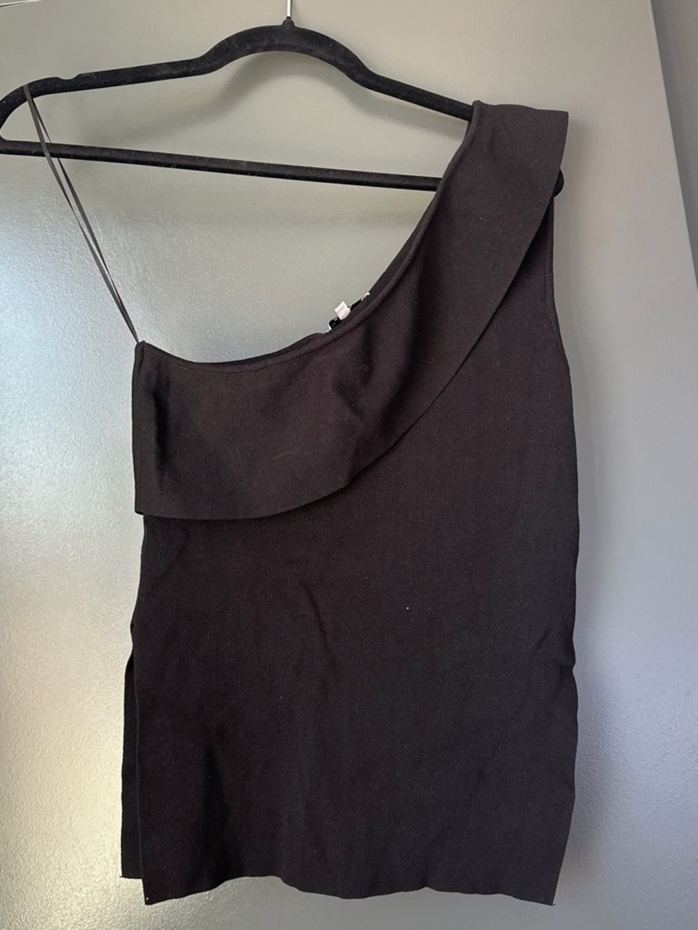 One-Shoulder Knit Top